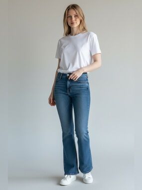MADEWELL Womens Skinny Flare Jeans Streamlined Retro-Inspired Demi Boot Leg NWOT